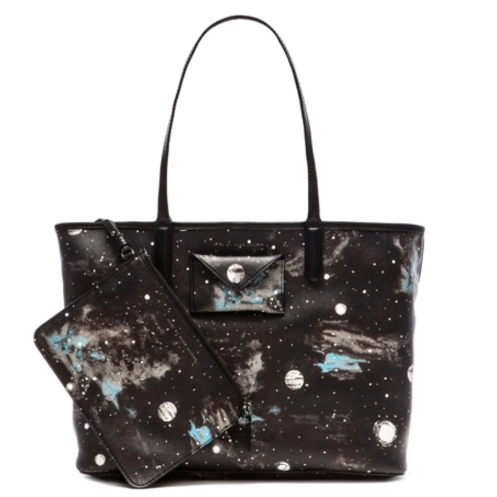 Marc By Marc Jacobs Black and Blue Tote Bag Galaxy